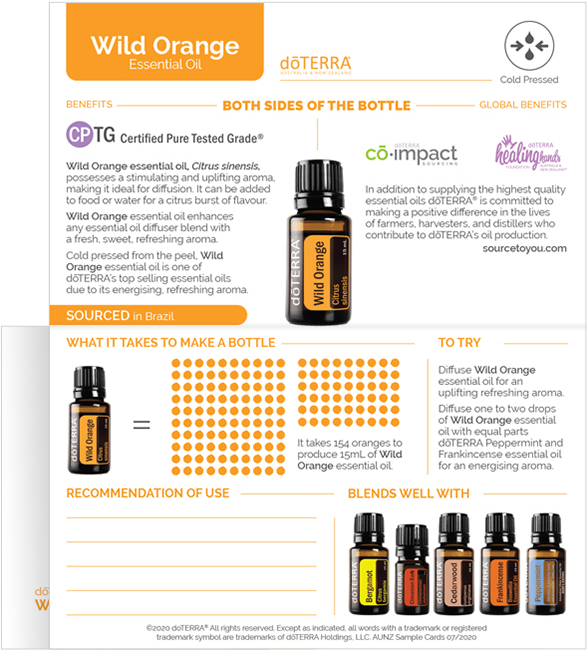 doTERRA wild orange vadnarancs illóolaj 15ml