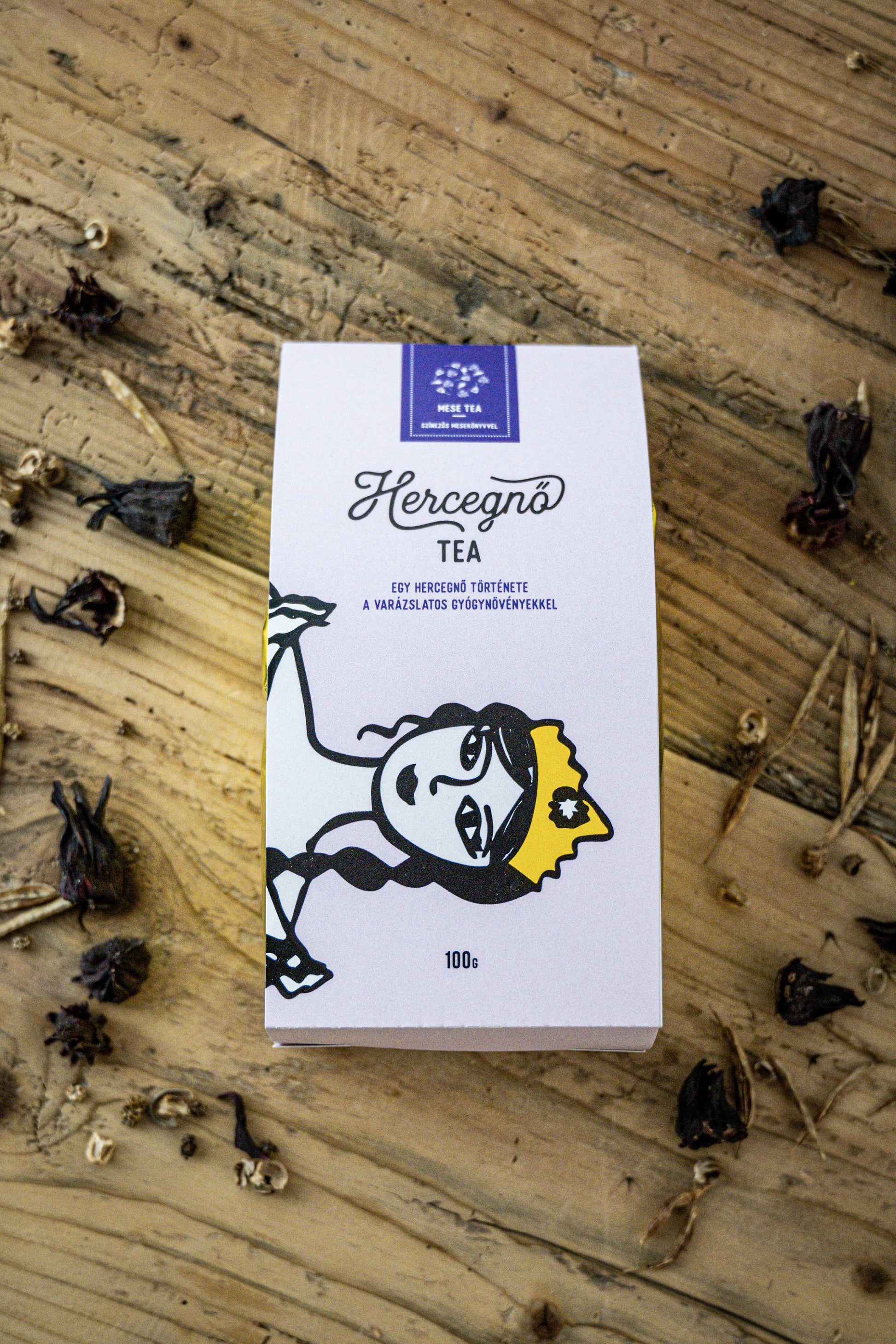 Hercegnő tea mesekönyvvel száraz köhögésre